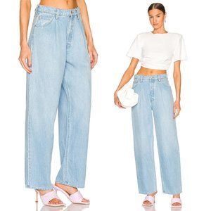 SNACKS by MOTHER JEANS Size 27 The Pleated Fun Dip Puddle Blue Just a Nibble NEW